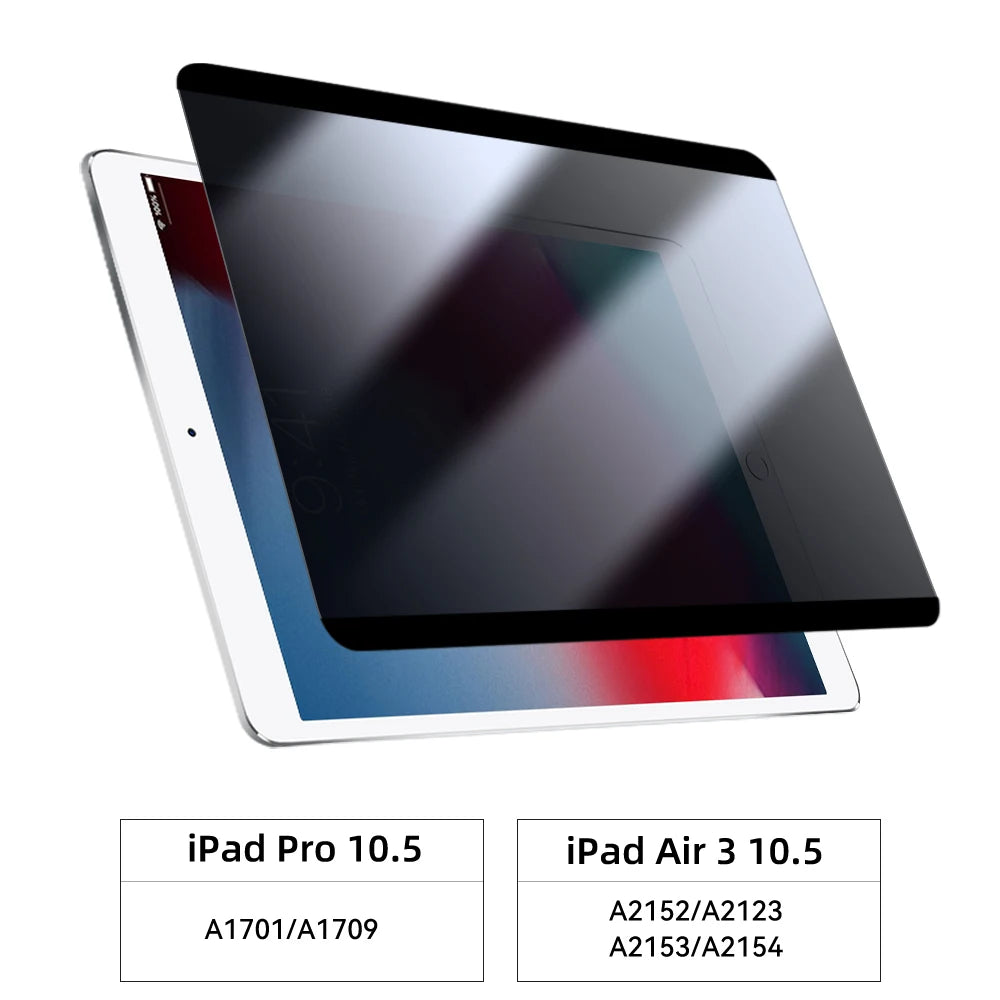 Anti Spy Screen Protector Film for Ipad Pro 11 12.9 Air 5 10.9 10Th 10.2 7/8/9Th Gen Removable Magnetic Privacy Film