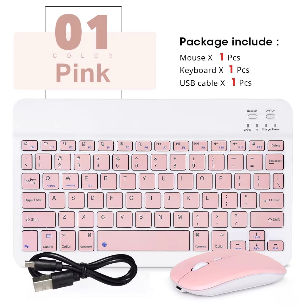 Bluetooth Keyboard for Ipad Xiaomi Samsung Huawei Tablet Laptop IOS Android Russian Arabic Korean Portable Wireless Keyboard