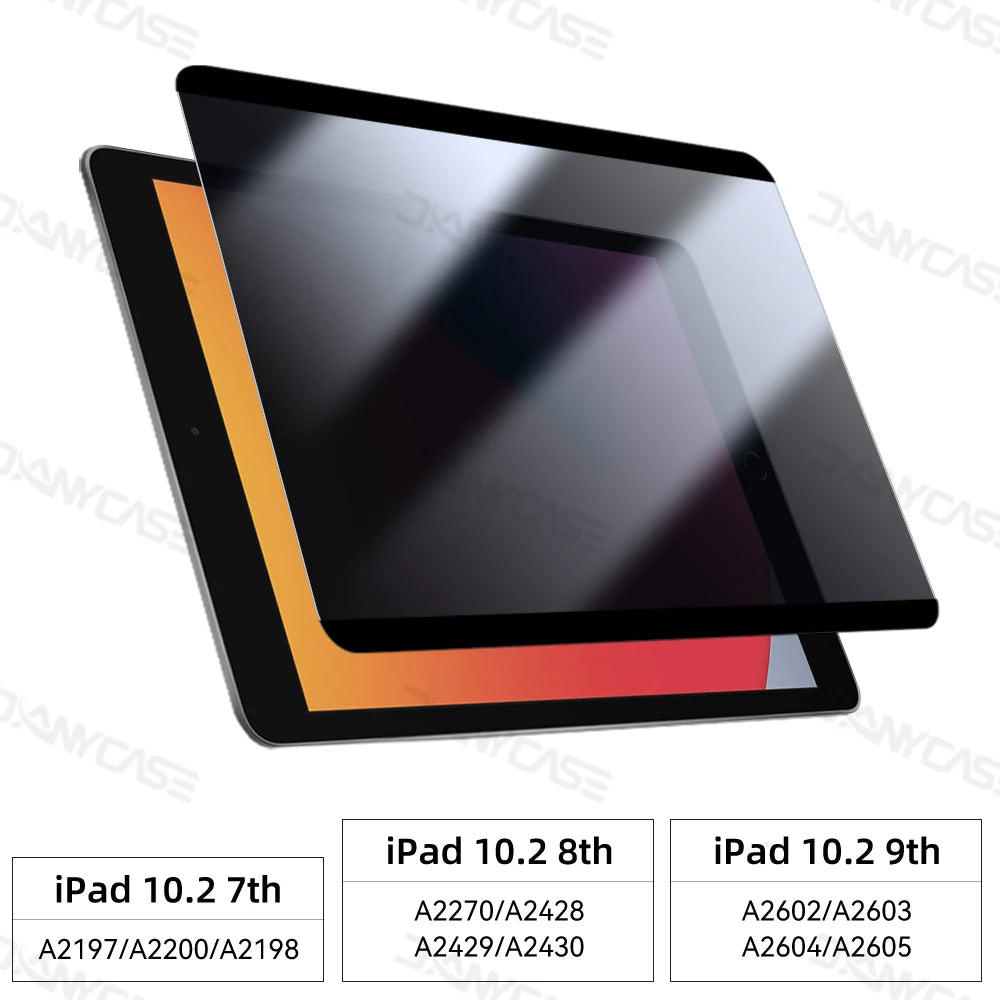 Anti Spy Screen Protector Film for Ipad Pro 11 12.9 Air 5 10.9 10Th 10.2 7/8/9Th Gen Removable Magnetic Privacy Film