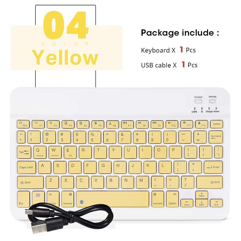Bluetooth Keyboard for Ipad Xiaomi Samsung Huawei Tablet Laptop IOS Android Russian Arabic Korean Portable Wireless Keyboard
