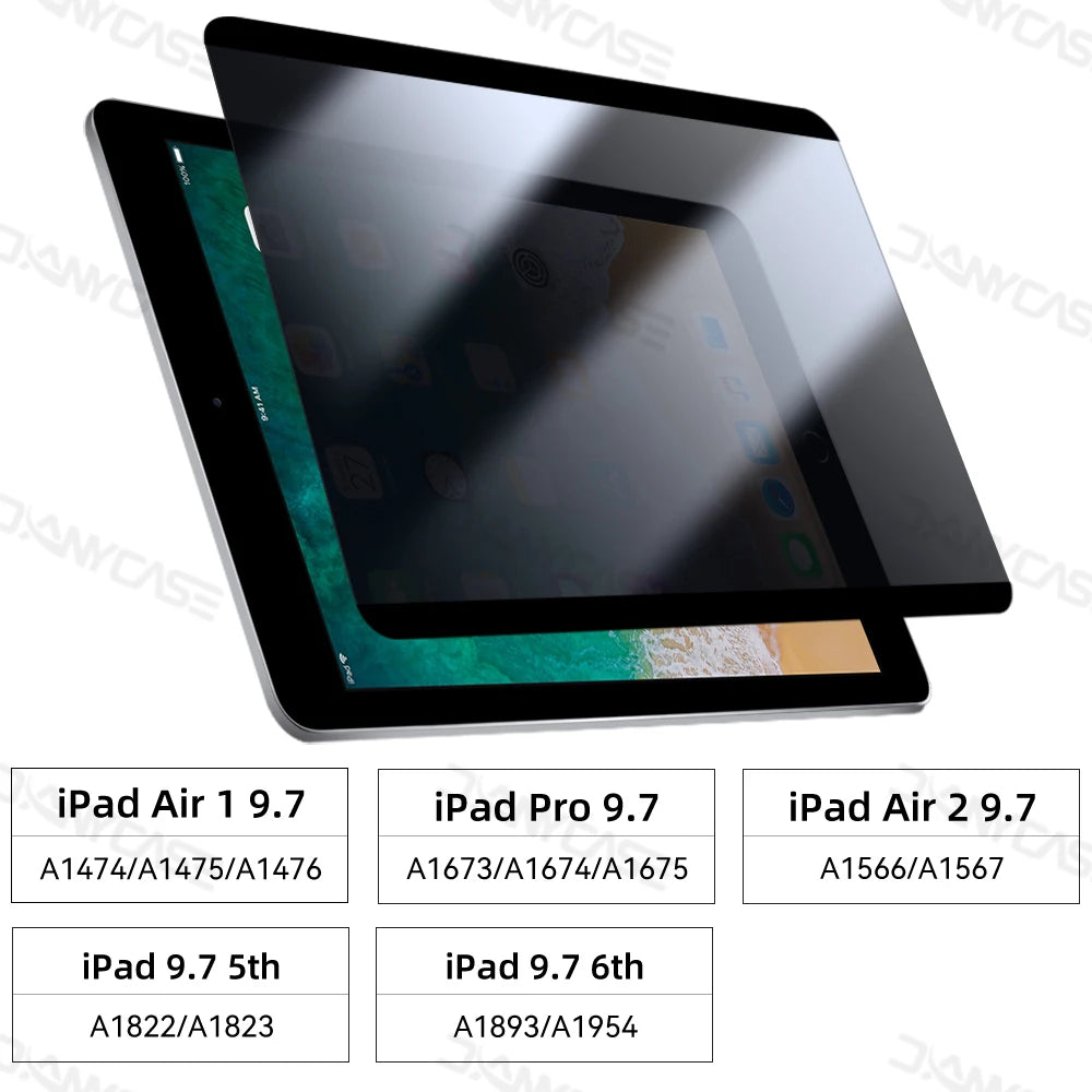 Anti Spy Screen Protector Film for Ipad Pro 11 12.9 Air 5 10.9 10Th 10.2 7/8/9Th Gen Removable Magnetic Privacy Film