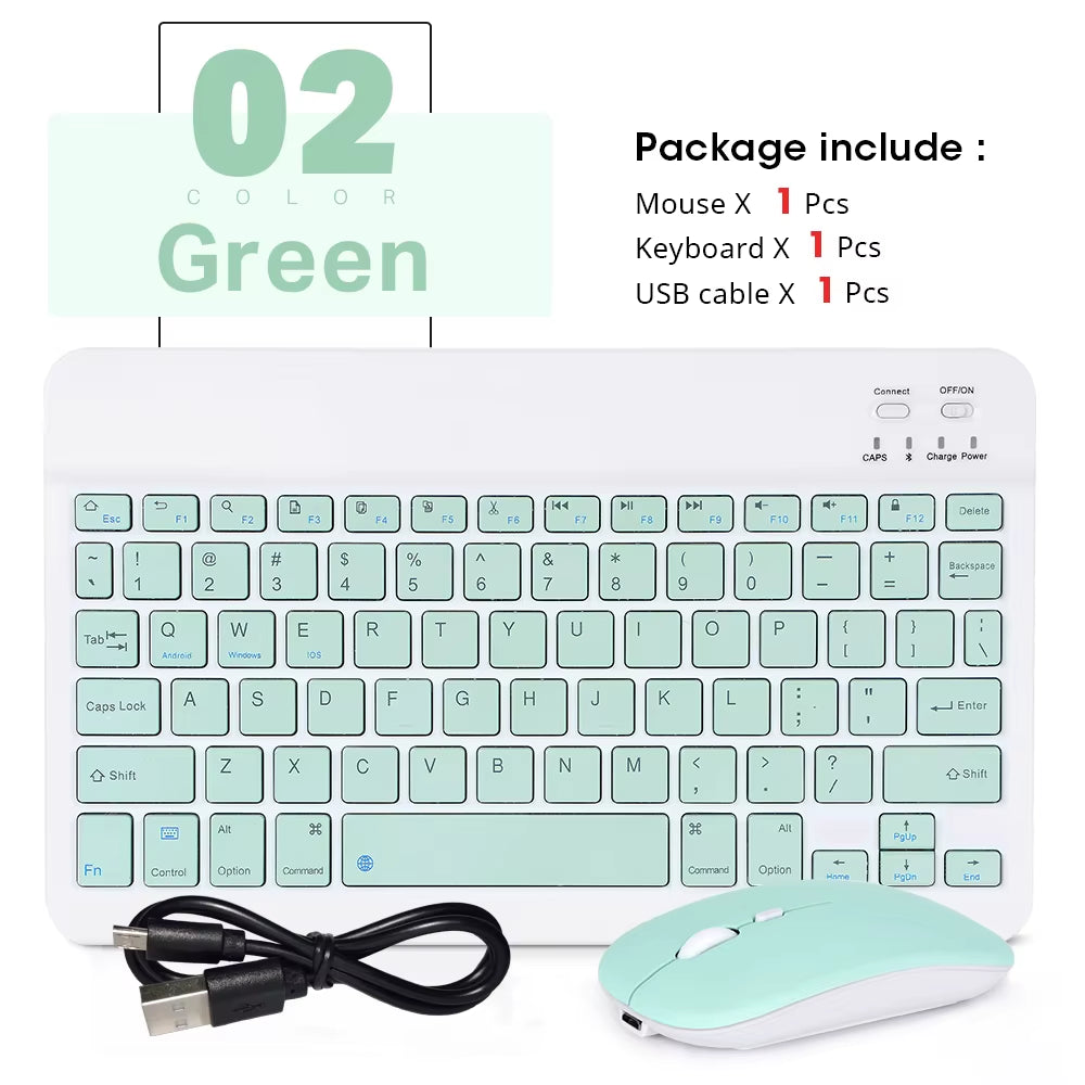 Bluetooth Keyboard for Ipad Xiaomi Samsung Huawei Tablet Laptop IOS Android Russian Arabic Korean Portable Wireless Keyboard