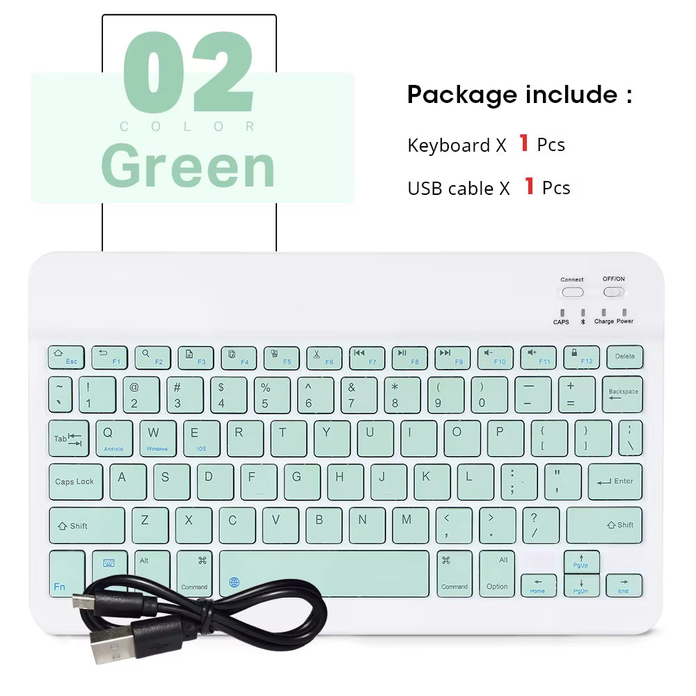 Bluetooth Keyboard for Ipad Xiaomi Samsung Huawei Tablet Laptop IOS Android Russian Arabic Korean Portable Wireless Keyboard