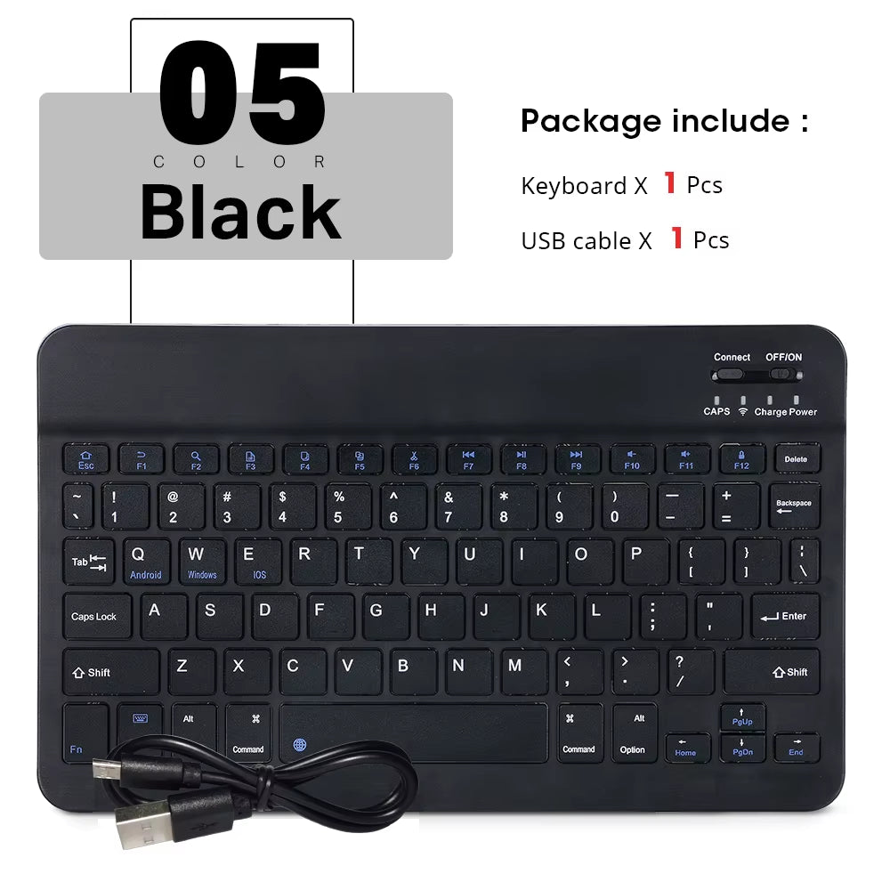 Bluetooth Keyboard for Ipad Xiaomi Samsung Huawei Tablet Laptop IOS Android Russian Arabic Korean Portable Wireless Keyboard