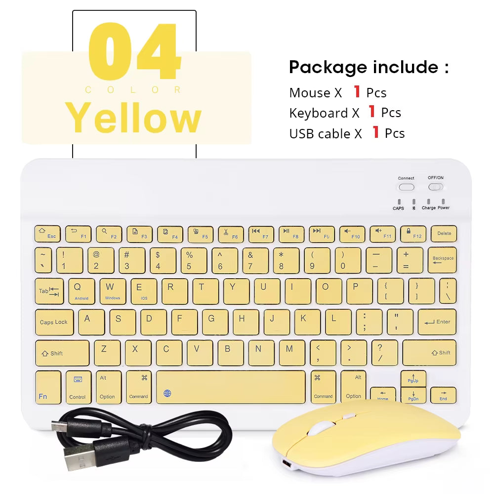 Bluetooth Keyboard for Ipad Xiaomi Samsung Huawei Tablet Laptop IOS Android Russian Arabic Korean Portable Wireless Keyboard