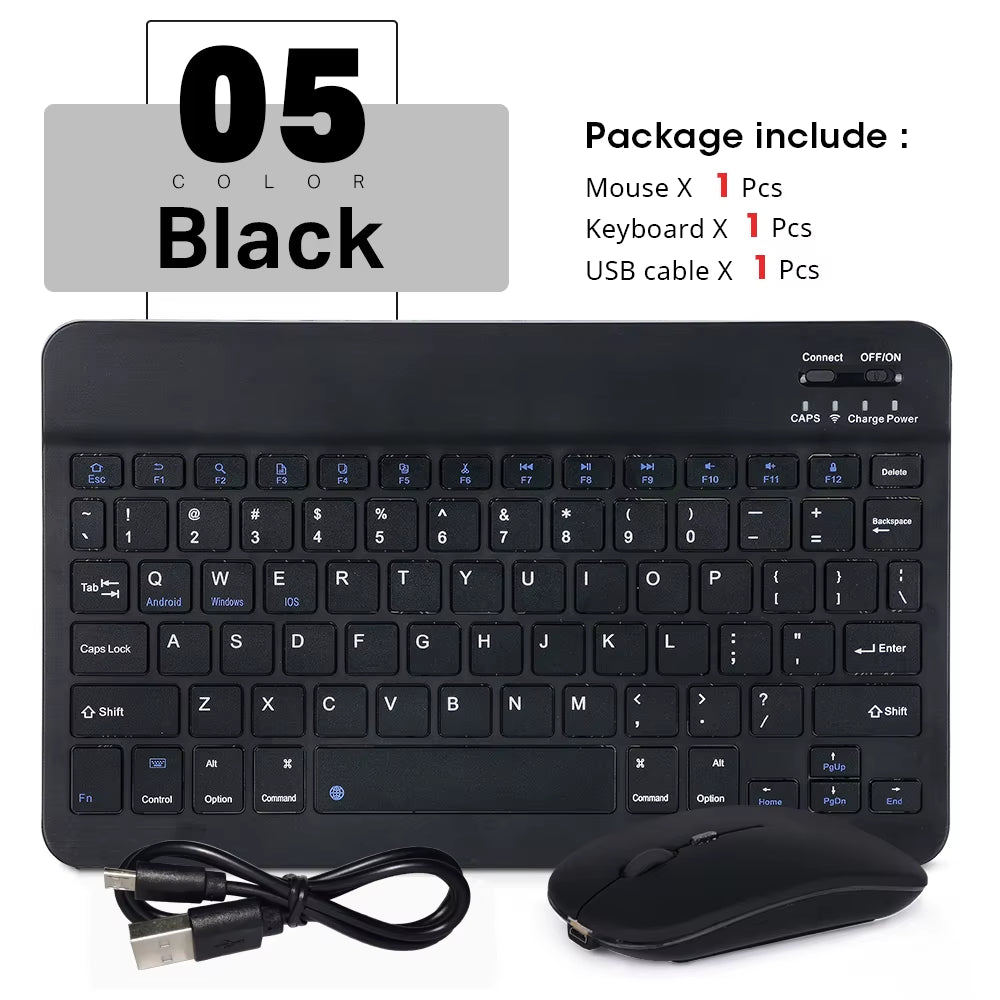 Bluetooth Keyboard for Ipad Xiaomi Samsung Huawei Tablet Laptop IOS Android Russian Arabic Korean Portable Wireless Keyboard