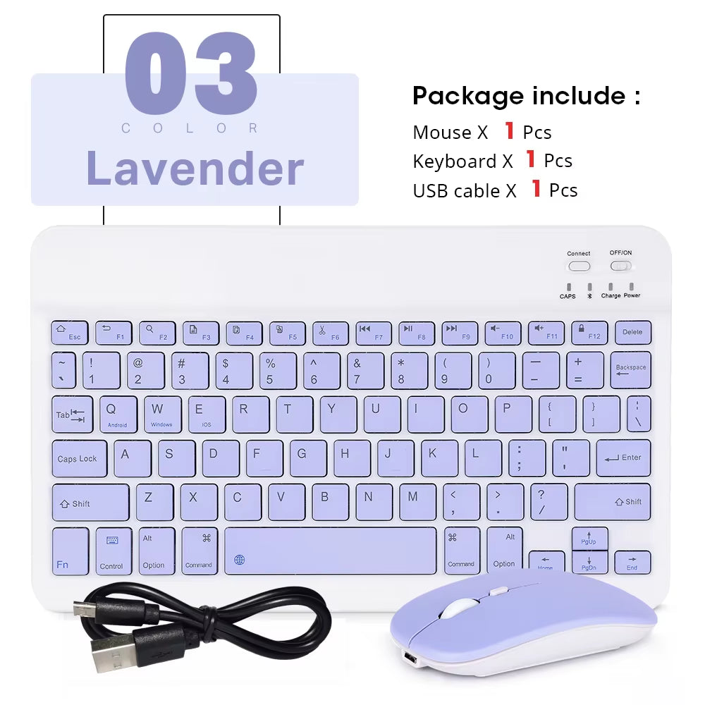 Bluetooth Keyboard for Ipad Xiaomi Samsung Huawei Tablet Laptop IOS Android Russian Arabic Korean Portable Wireless Keyboard
