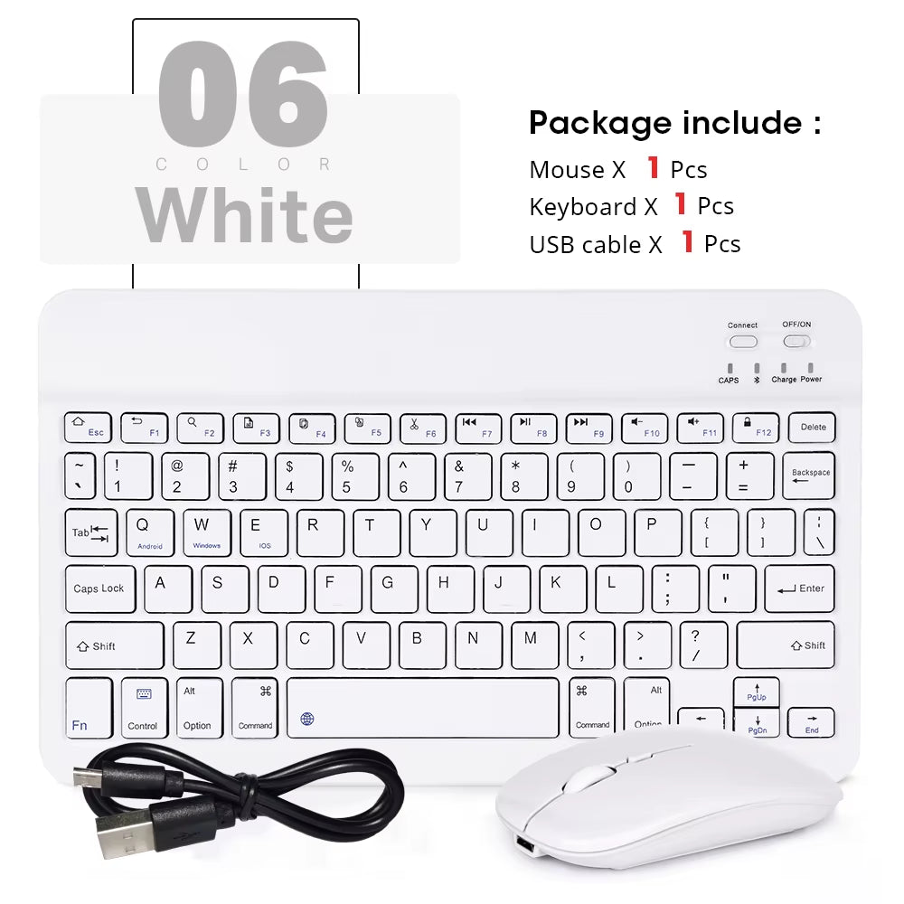Bluetooth Keyboard for Ipad Xiaomi Samsung Huawei Tablet Laptop IOS Android Russian Arabic Korean Portable Wireless Keyboard