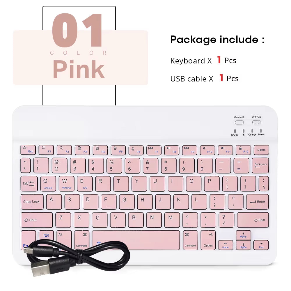 Bluetooth Keyboard for Ipad Xiaomi Samsung Huawei Tablet Laptop IOS Android Russian Arabic Korean Portable Wireless Keyboard